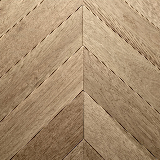 Woodpecker Flooring Goodrich Chevron Raw Oak 32-GRC-001
