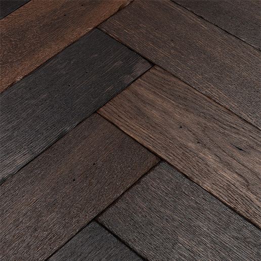Woodpecker Flooring Goodrich Herringbone Charred Oak 32-GCD-001