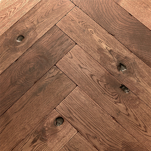 Woodpecker Flooring Goodrich Herringbone Spiced Oak 32-GSO-001