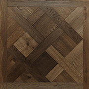 Woodpecker Flooring Sandringham Design Panel Aged Oak Perimeter Bevel 44 DCP 015