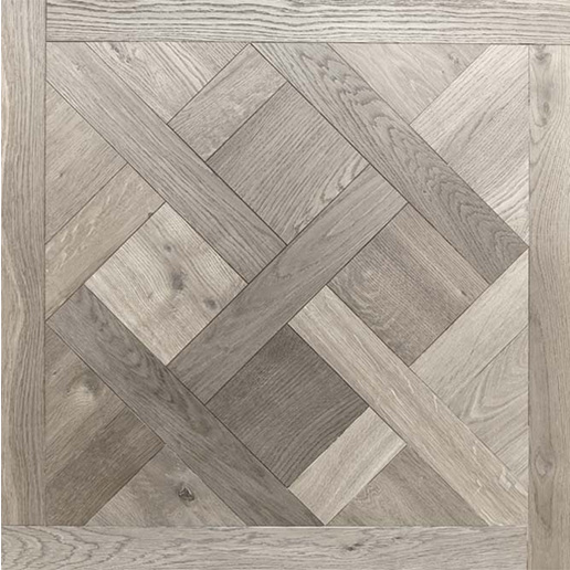 Woodpecker Flooring Sandringham Design Panel Limed Oak Perimeter Bevel 44 DCP 013