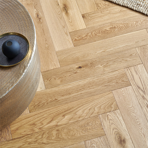 Woodpecker Flooring Highclere Natural Oak Herringbone Large 2