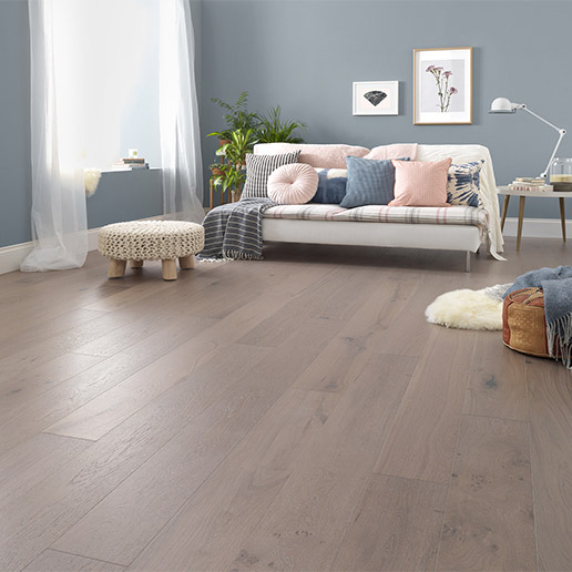 Woodpecker Flooring Salcombe Moonbeam Oak Smoked Brushed and Matt Lacquered Engineered Wood 45 WAB 014 2