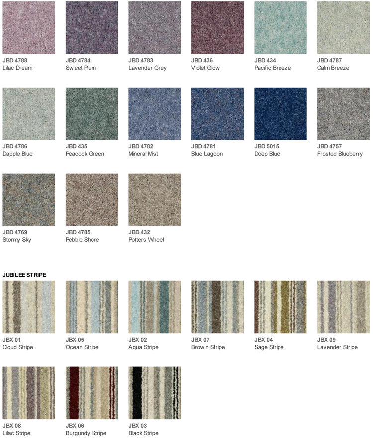 Brockway Carpet Jubilee and jubilee stripe