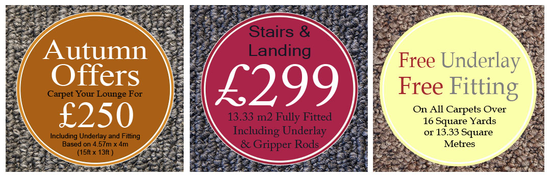 Carpet Offers.At kings of Nottingham we offer the best fully fitted prices in the UK.