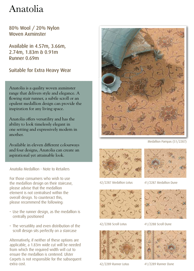 Ulster Carpets Anatolia best price 4