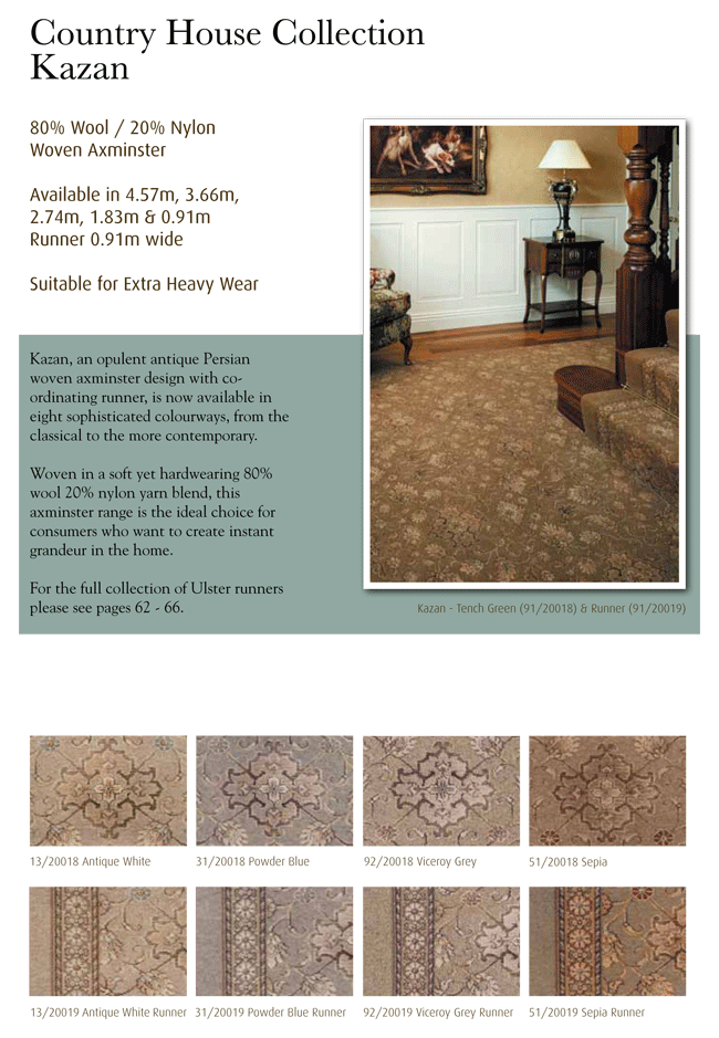 Ulster Carpets Country House Collection Kazan best price in the UK