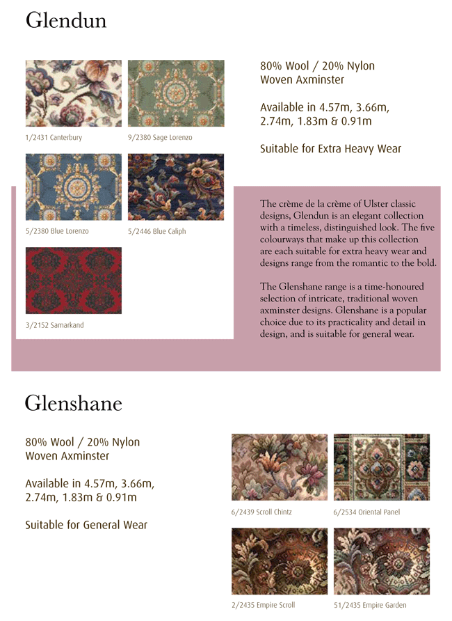 Ulster Carpets Glendun Axminster