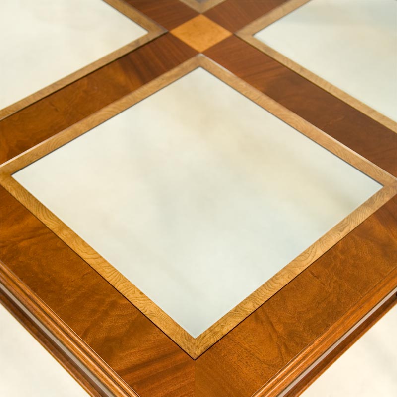 Charles Barr Grandeur Glass Top Coffee Table Detail 2