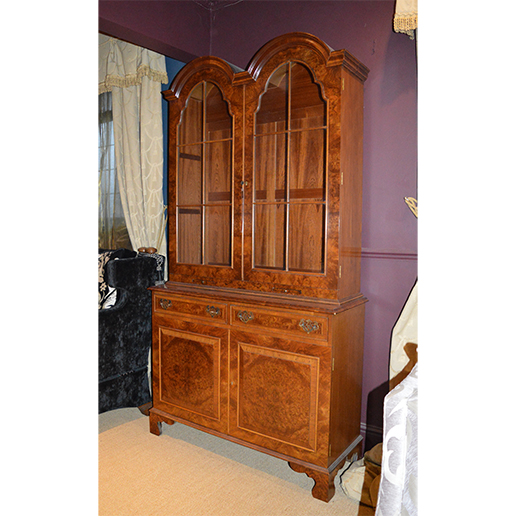 Charles Richardson Domed Two Door Display Cabinet in Walnut