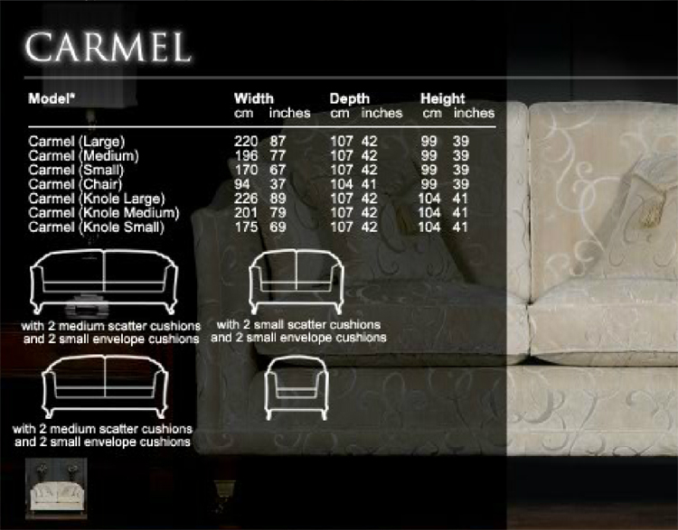 David Gundry Carmel Sizes