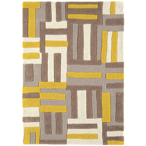 Asiatic Rugs Modern Wool Matrix MAX17 Code Yellow