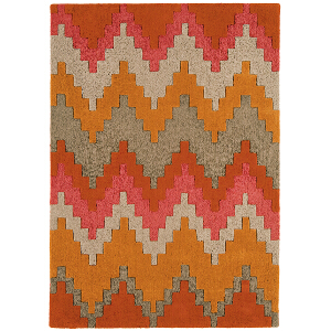 Asiatic Rugs Modern Wool Matrix MAX23 Cuzzo Sienna