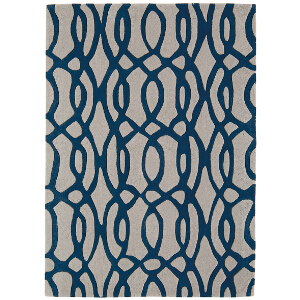 Asiatic Rugs Modern Wool Matrix MAX36 Wire Blue