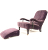 John Sankey Byron Chaise Chair with Foot Stool in Borghese Velvet Fabric