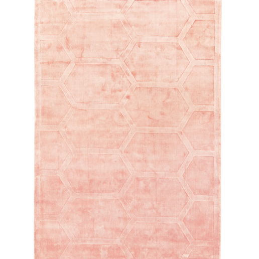 Asiatic Rugs Contemporary Plains Kingsley Pink