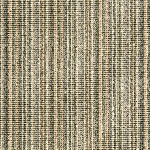 Crucial Trading Mississippi Stripe Jade Cream Wool Loop Pile Carpet WS118