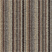 Crucial Trading Mississippi Stripe Parchment Wool Loop Pile Carpet WS254