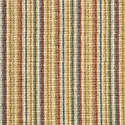 Crucial Trading Mississippi Stripe Pastels Wool Loop Pile Carpet WS113
