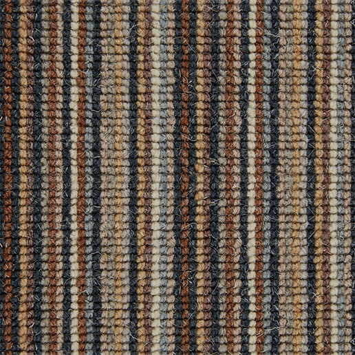 Crucial Trading Mississippi Stripe Deep Thinking Wool Loop Pile Carpet WS157