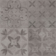 Victoria Design Floors Tapestry Tiles 9" x 9" Pewter 50694 05 Pewter Dryback