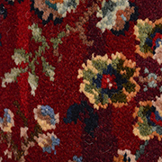 80% Wool 20% Nylon Woven Red Floral Patterned Axminster 3.68m x 3.66m