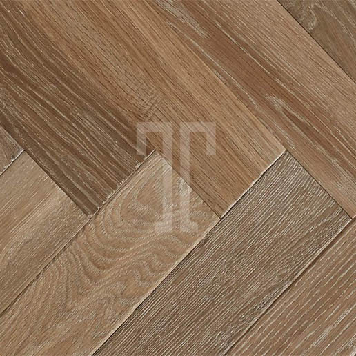 Ted Todd Wood Flooring Warehouse Furrow Narrow Herringbone Oak Textured and Oiled WAREBL11