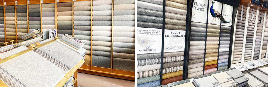 Upstairs Showroom Kings Carpets of Beeston Nottingham